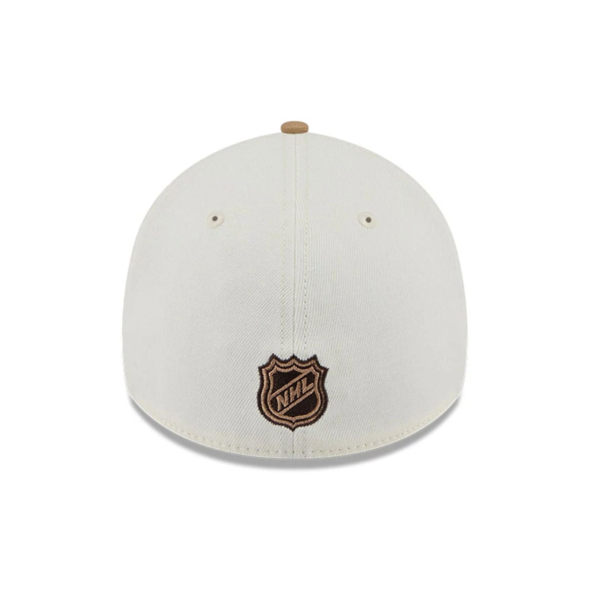 Anaheim Ducks NHL Sandy Bay White 39THIRTY A-Frame Stretch Fit Cap