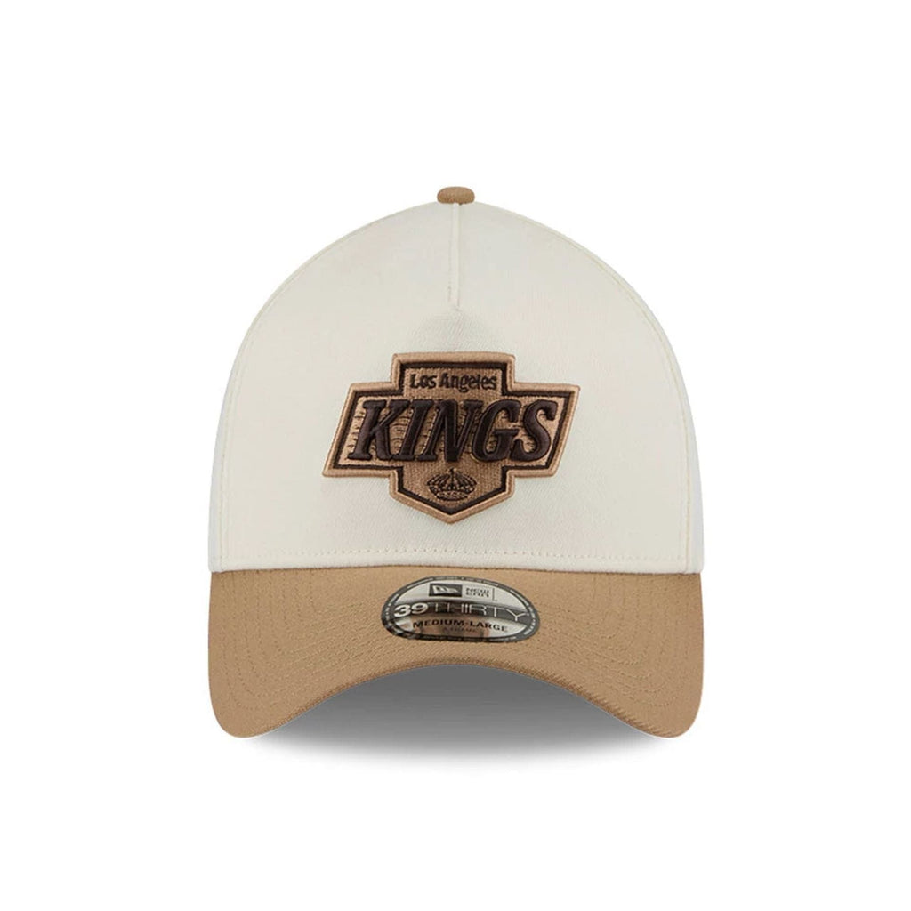 LA Kings NHL Sandy Bay White 39THIRTY A-Frame Stretch Fit Cap
