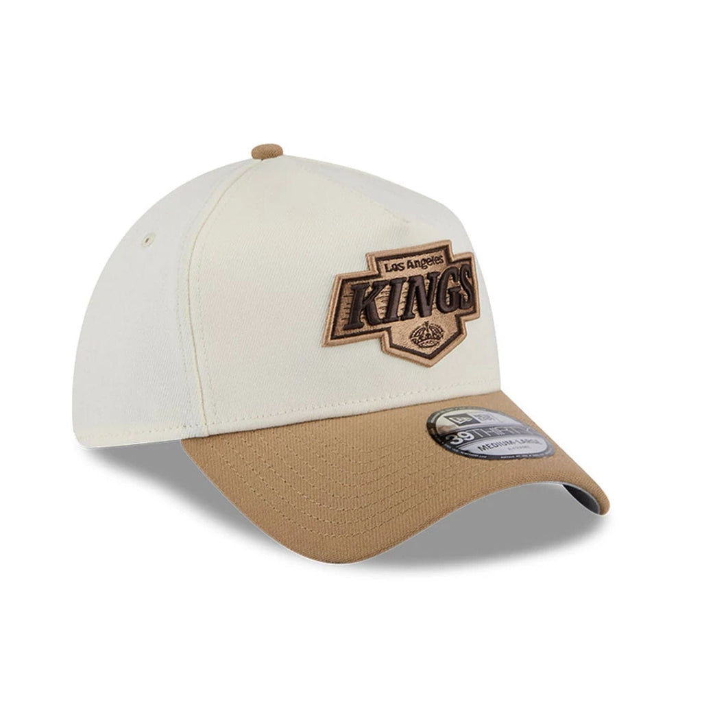 LA Kings NHL Sandy Bay White 39THIRTY A-Frame Stretch Fit Cap