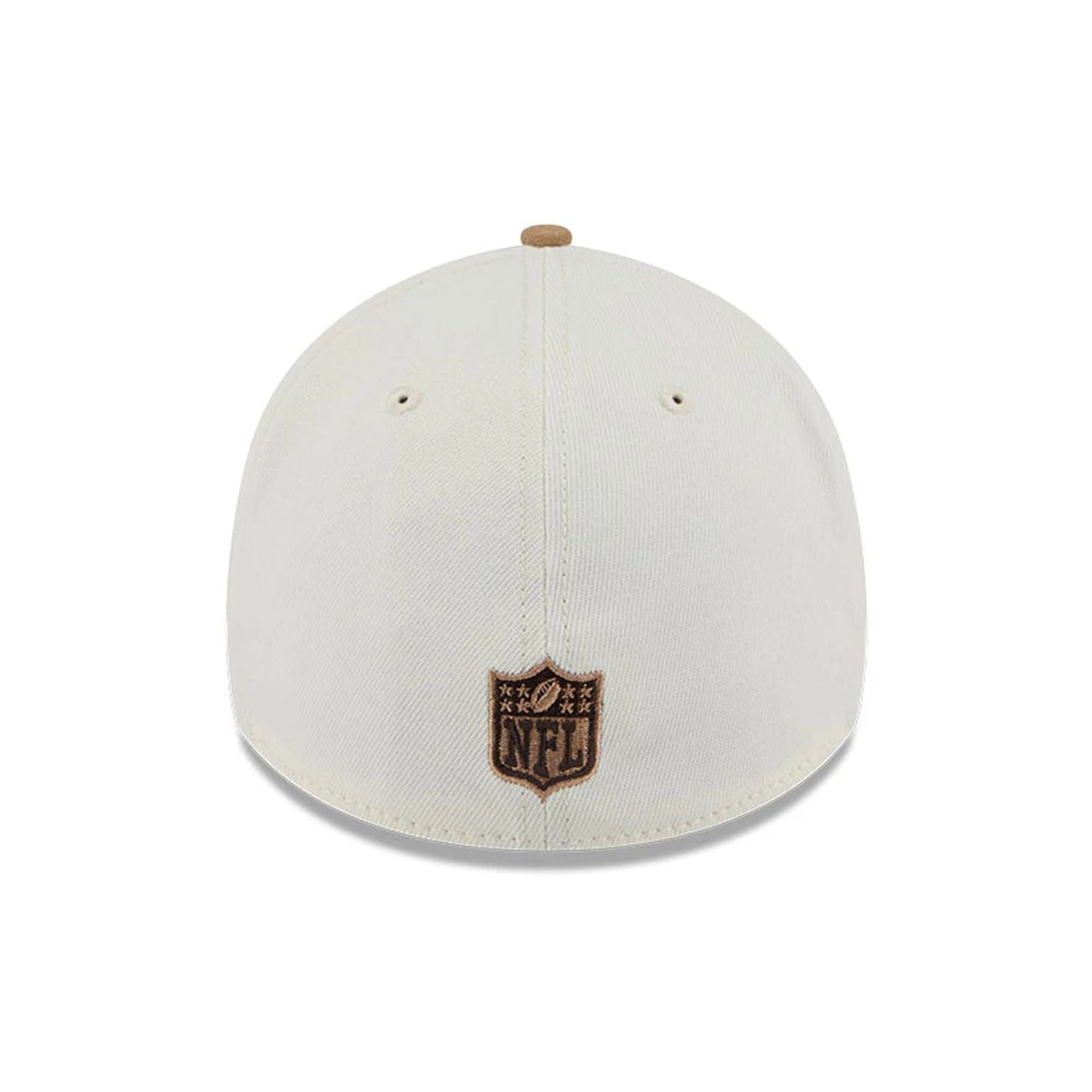 Las Vegas Raiders NFL Sandy Bay White 39THIRTY A-Frame Stretch Fit Cap