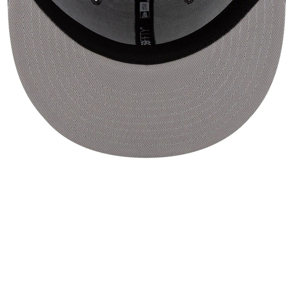 Brooklyn Nets NBA Black Pinstripe 59FIFTY Fitted Cap
