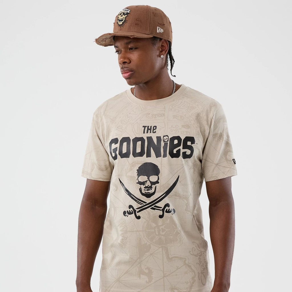 The Goonies Treasure Map Light Beige T-Shirt