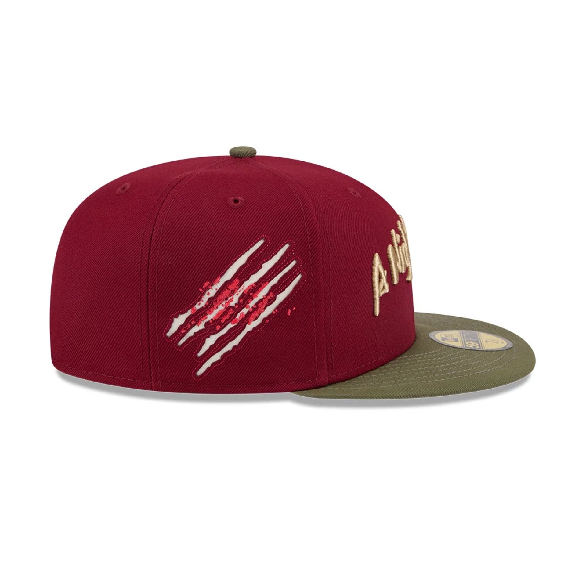 A Nightmare On Elm Street Dark Red 59FIFTY Fitted Cap