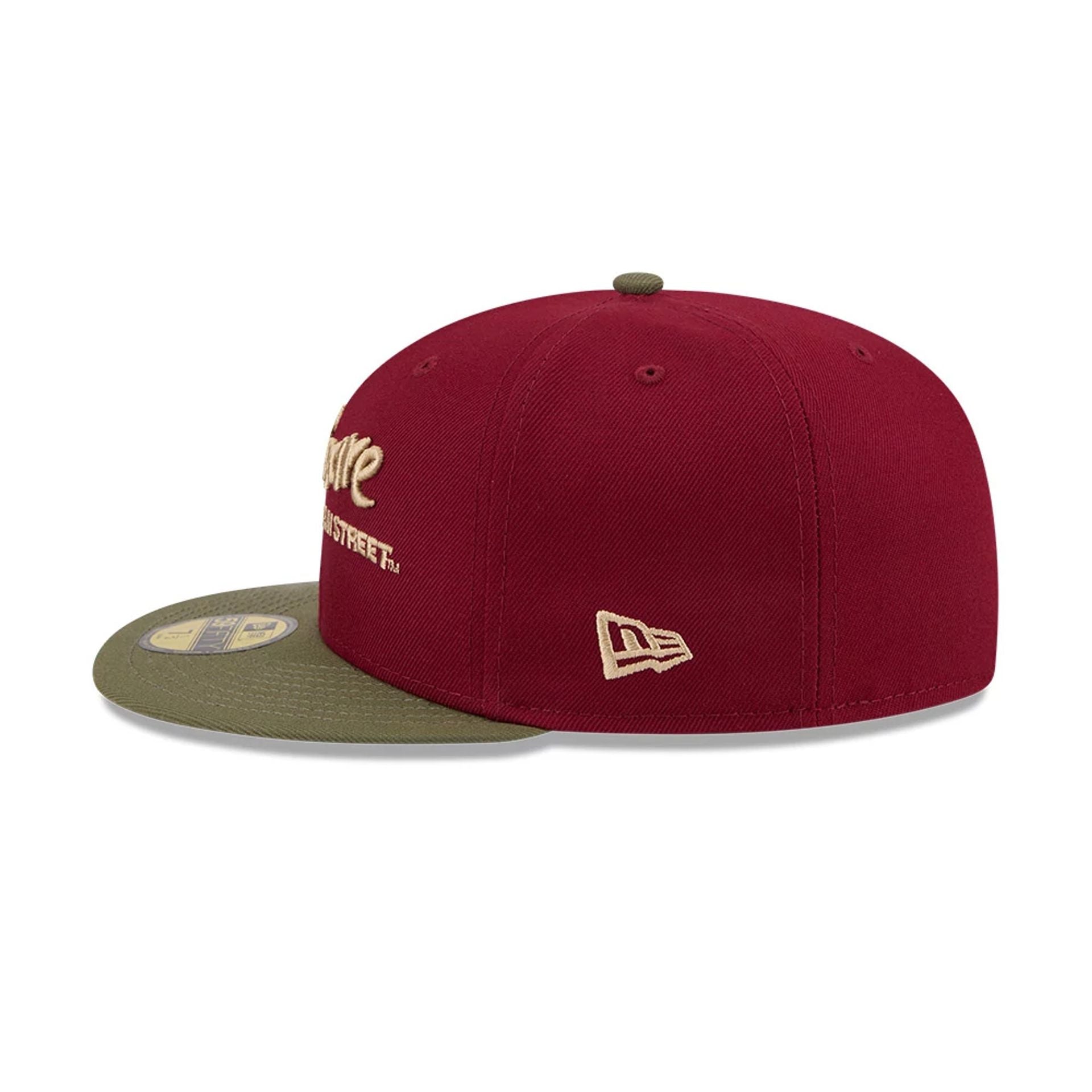 A Nightmare On Elm Street Dark Red 59FIFTY Fitted Cap