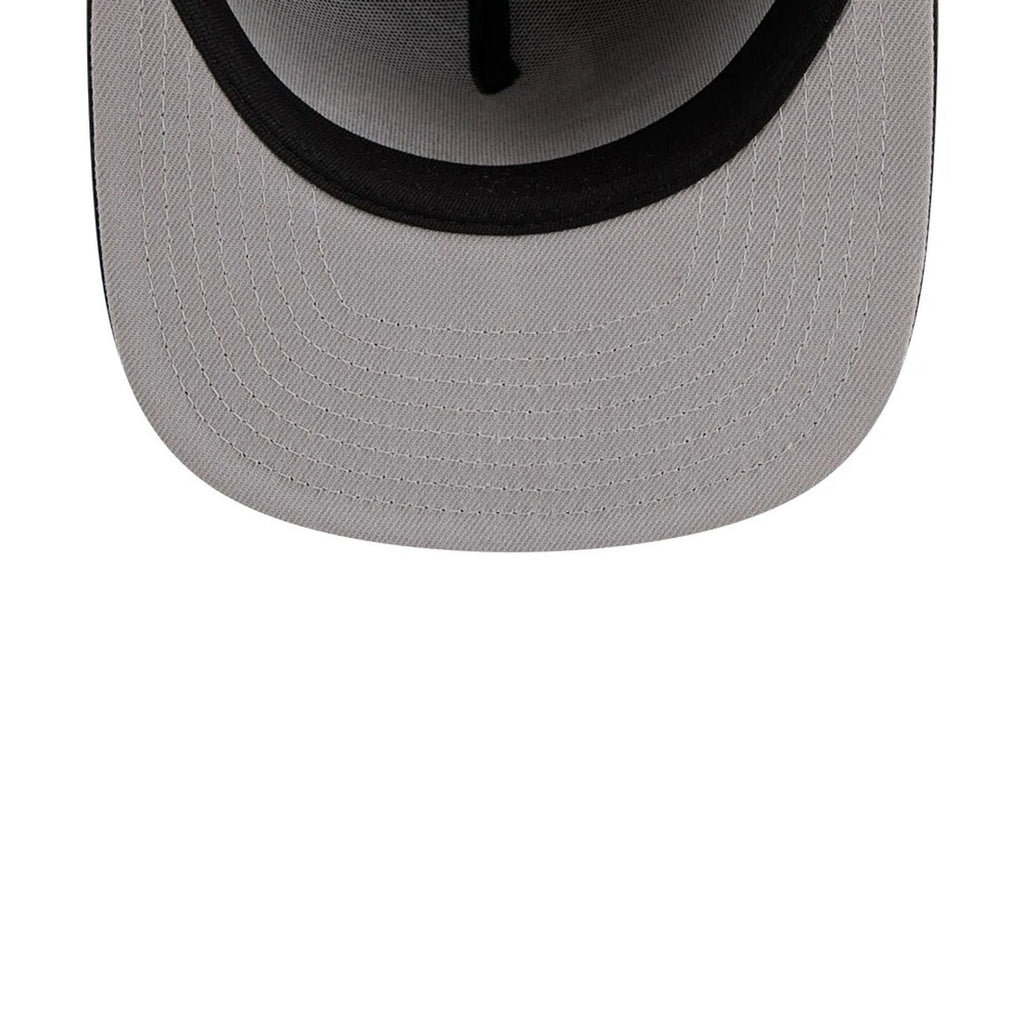 LA Dodgers MLB Grunge Style Plaid Open Brown 9FIFTY A-Frame Snapback Adjustable Cap