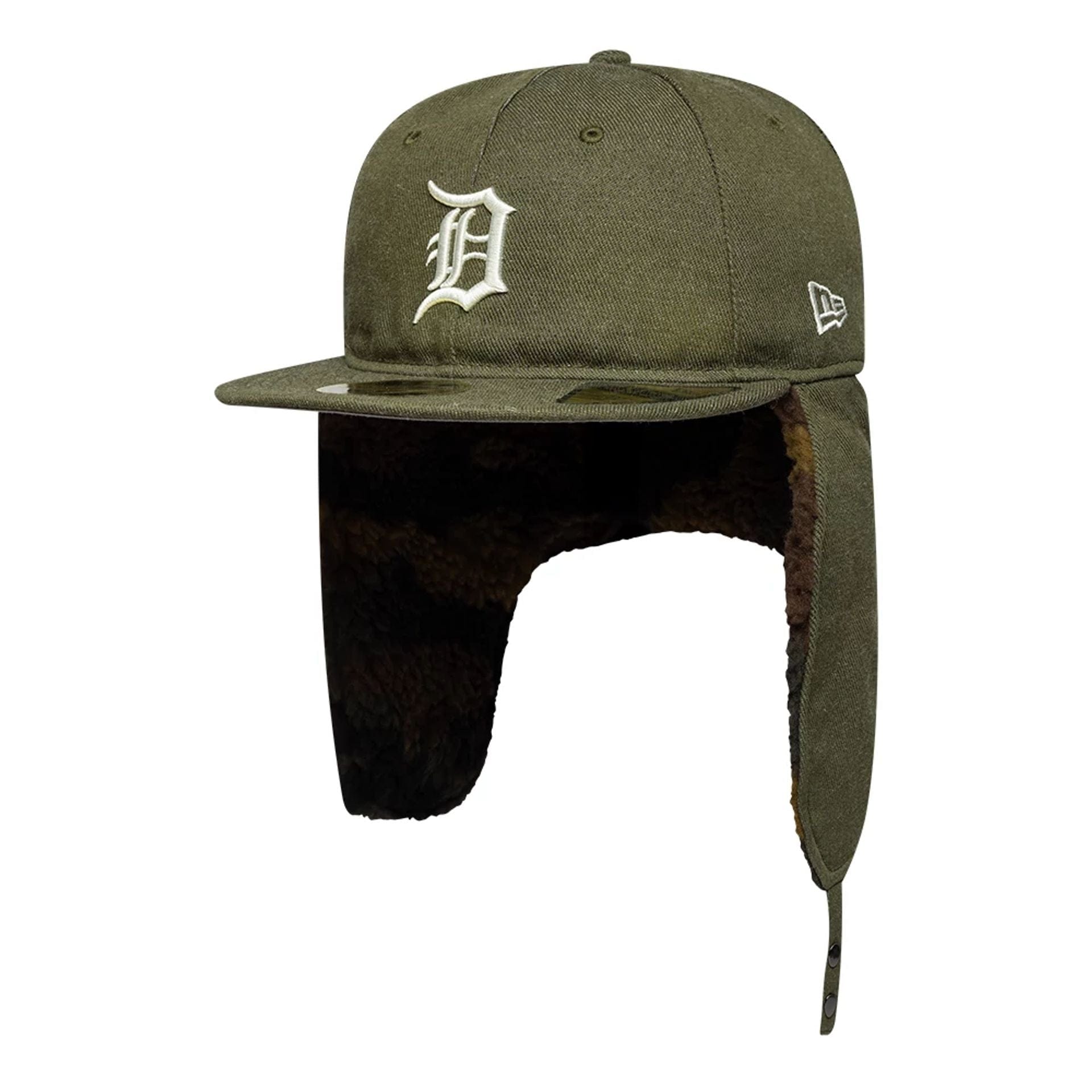 Detroit Tigers MLB Camo Open Green Retro Crown 59FIFTY Fitted Cap