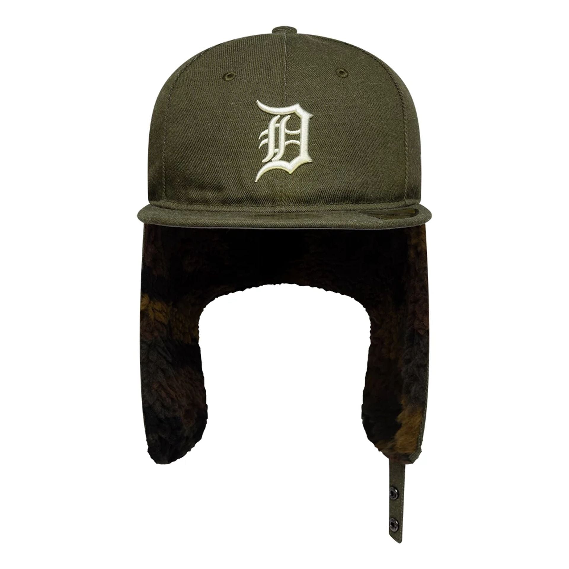 Detroit Tigers MLB Camo Open Green Retro Crown 59FIFTY Fitted Cap
