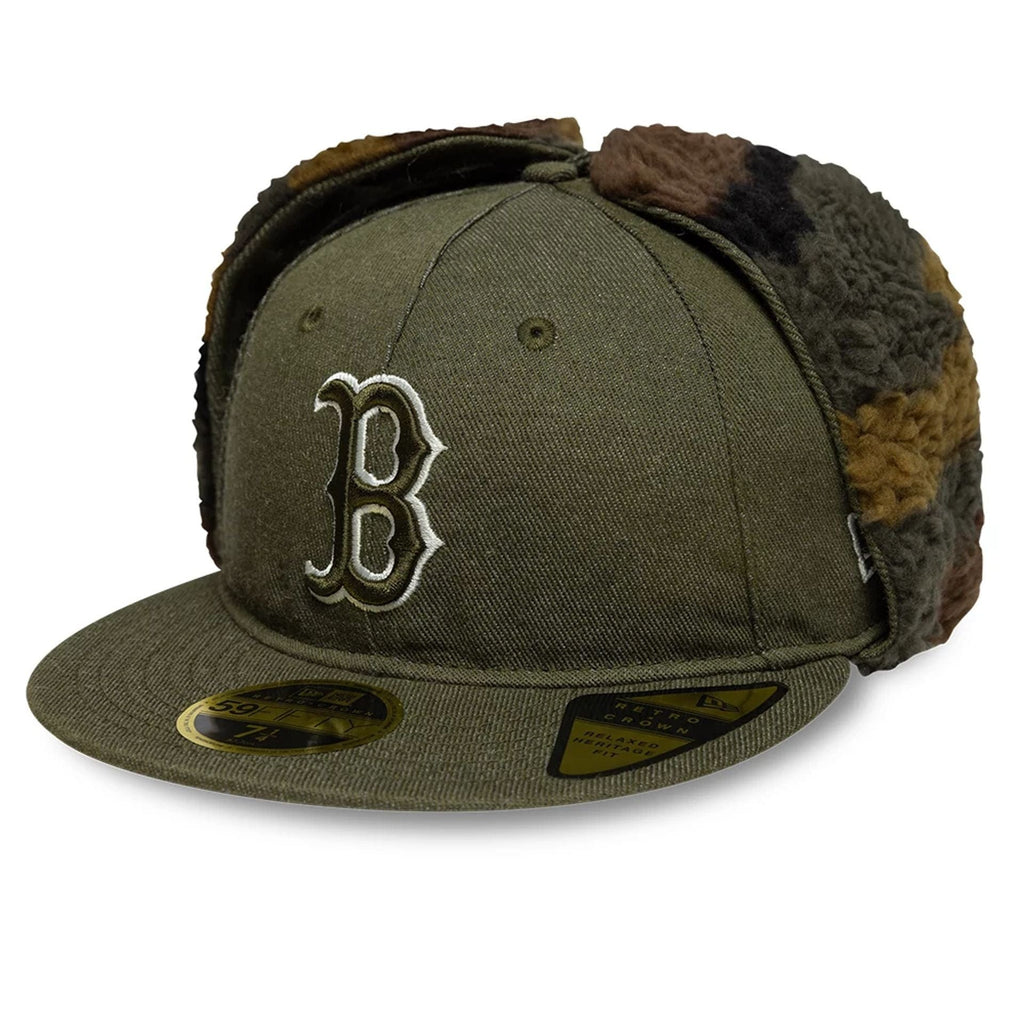 Boston Red Sox MLB Camo Open Green Retro Crown 59FIFTY Fitted Cap