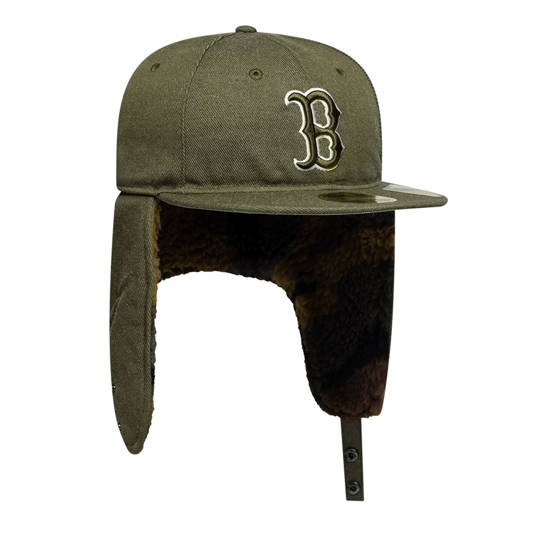 Boston Red Sox MLB Camo Open Green Retro Crown 59FIFTY Fitted Cap