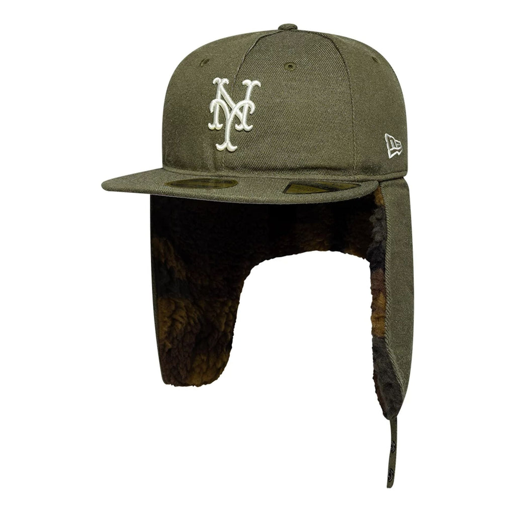 New York Mets MLB Camo Open Green Retro Crown 59FIFTY Fitted Cap