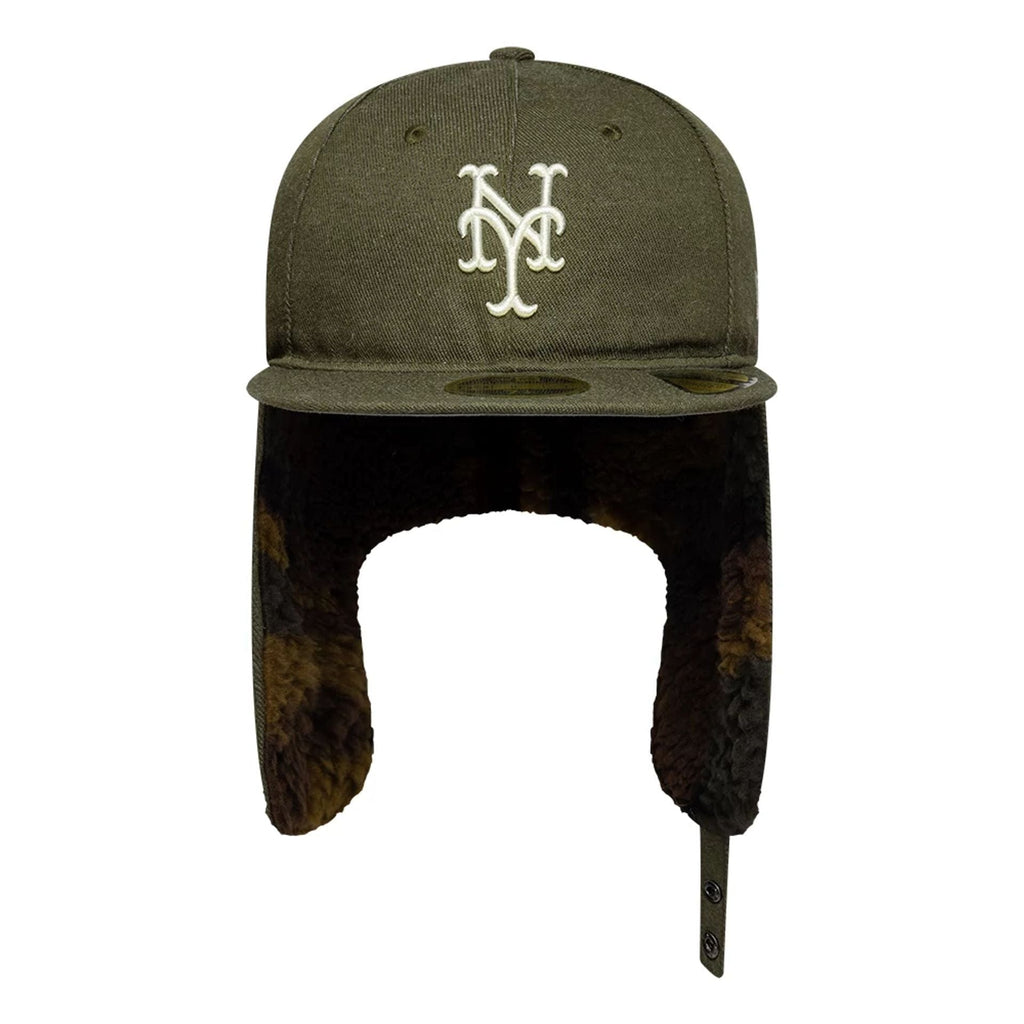 New York Mets MLB Camo Open Green Retro Crown 59FIFTY Fitted Cap