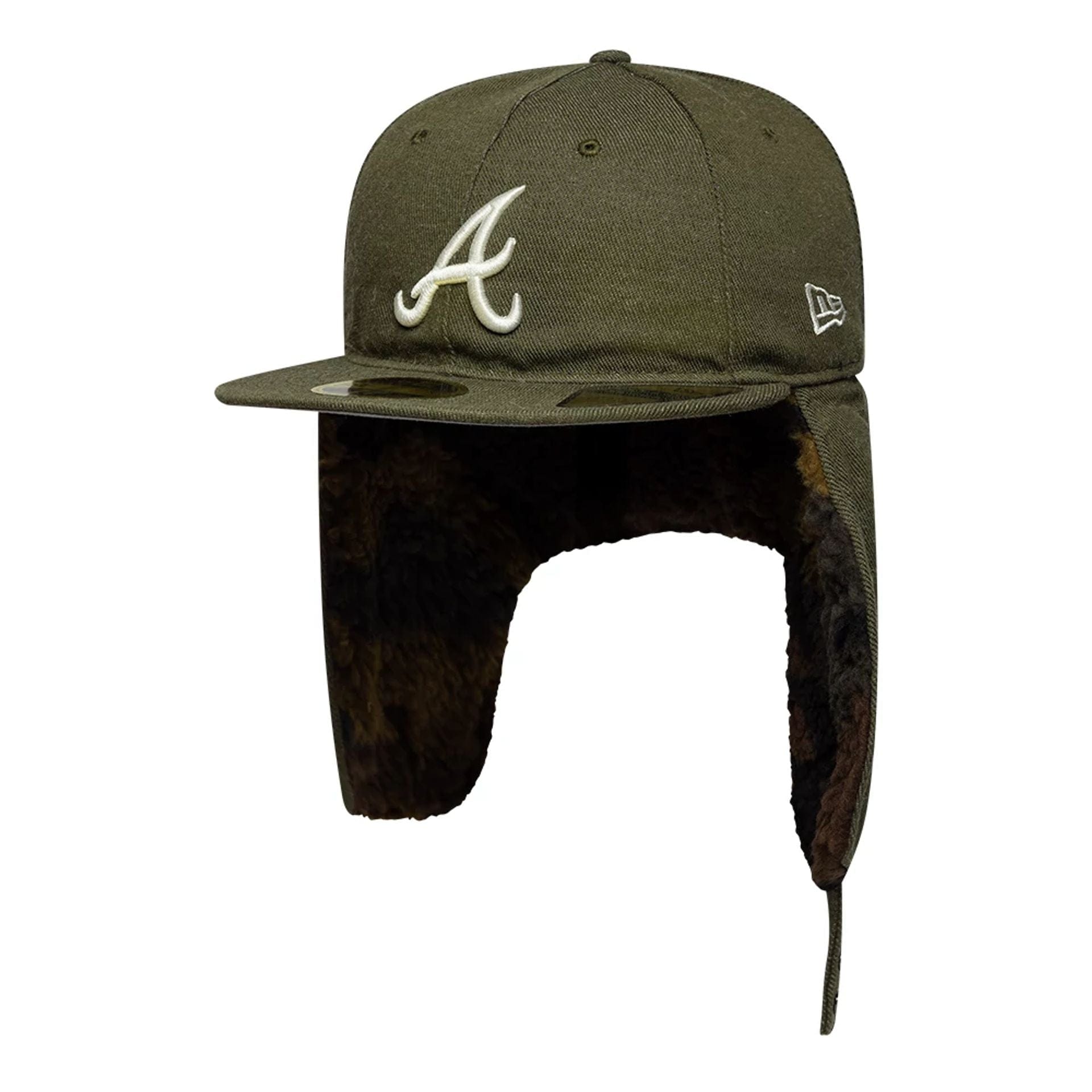 Atlanta Braves MLB Camo Open Green Retro Crown 59FIFTY Fitted Cap
