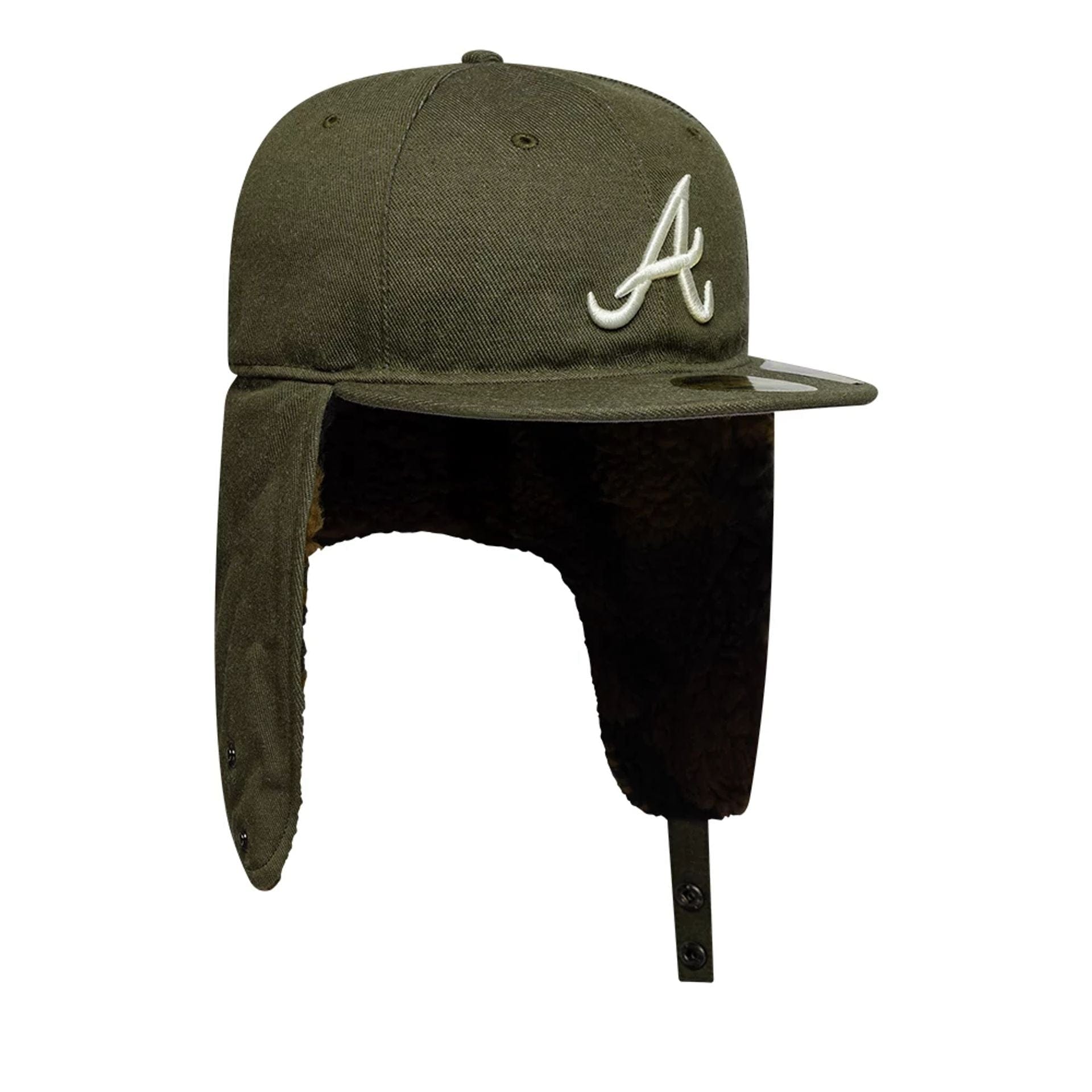 Atlanta Braves MLB Camo Open Green Retro Crown 59FIFTY Fitted Cap