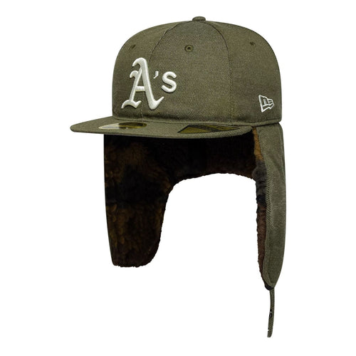 Athletics MLB Camo Open Green Retro Crown 59FIFTY Fitted Cap