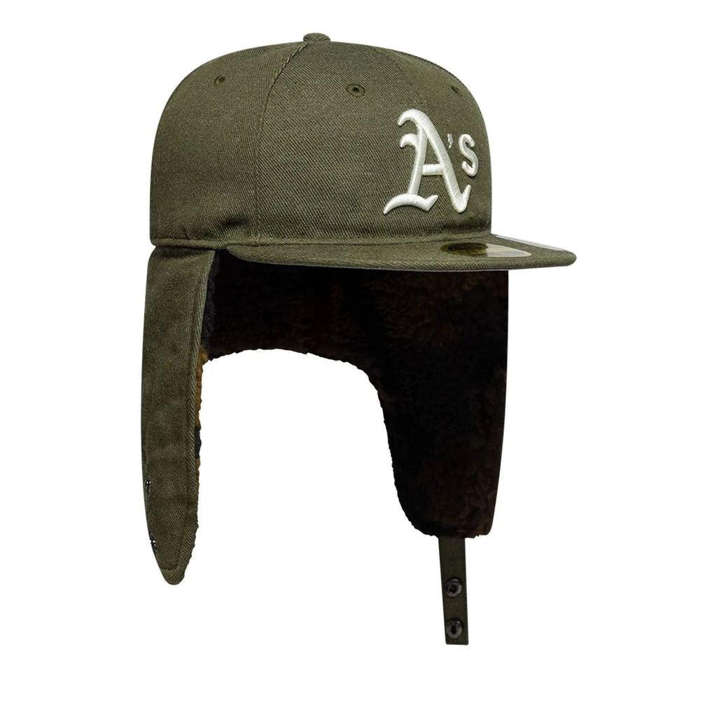 Athletics MLB Camo Open Green Retro Crown 59FIFTY Fitted Cap