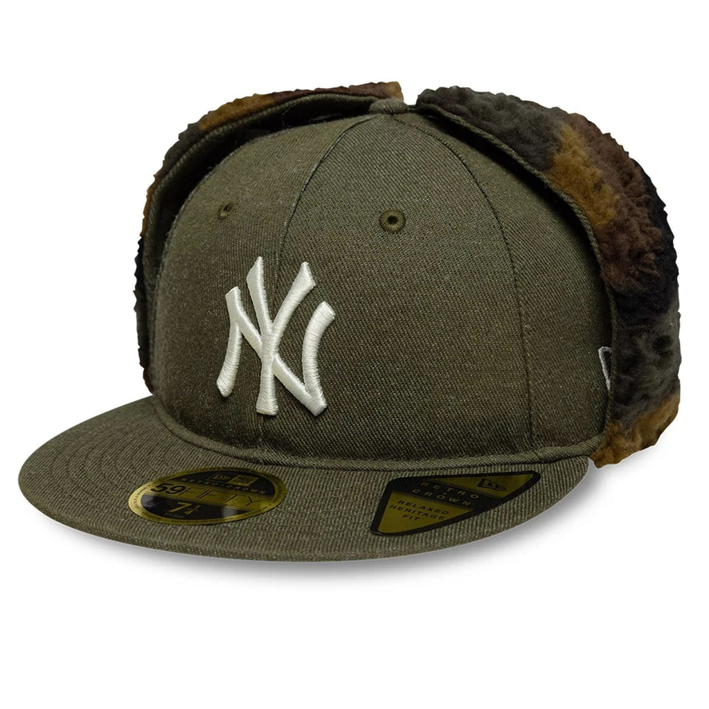 New York Yankees MLB Camo Open Green Retro Crown 59FIFTY Fitted Cap