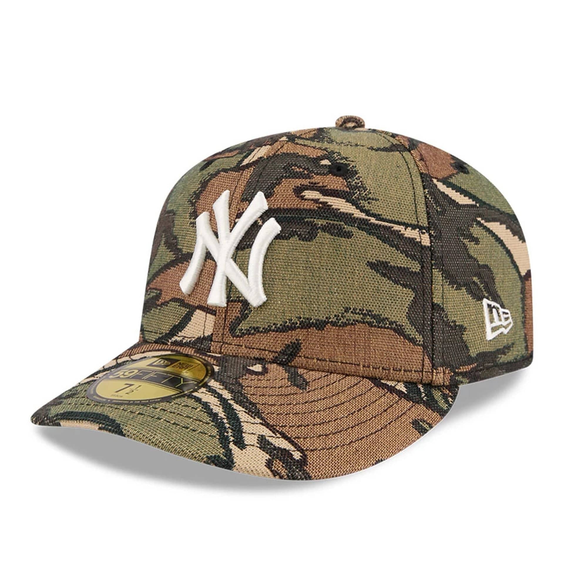 New York Yankees MLB Jacquard Camo 59FIFTY Fitted Cap