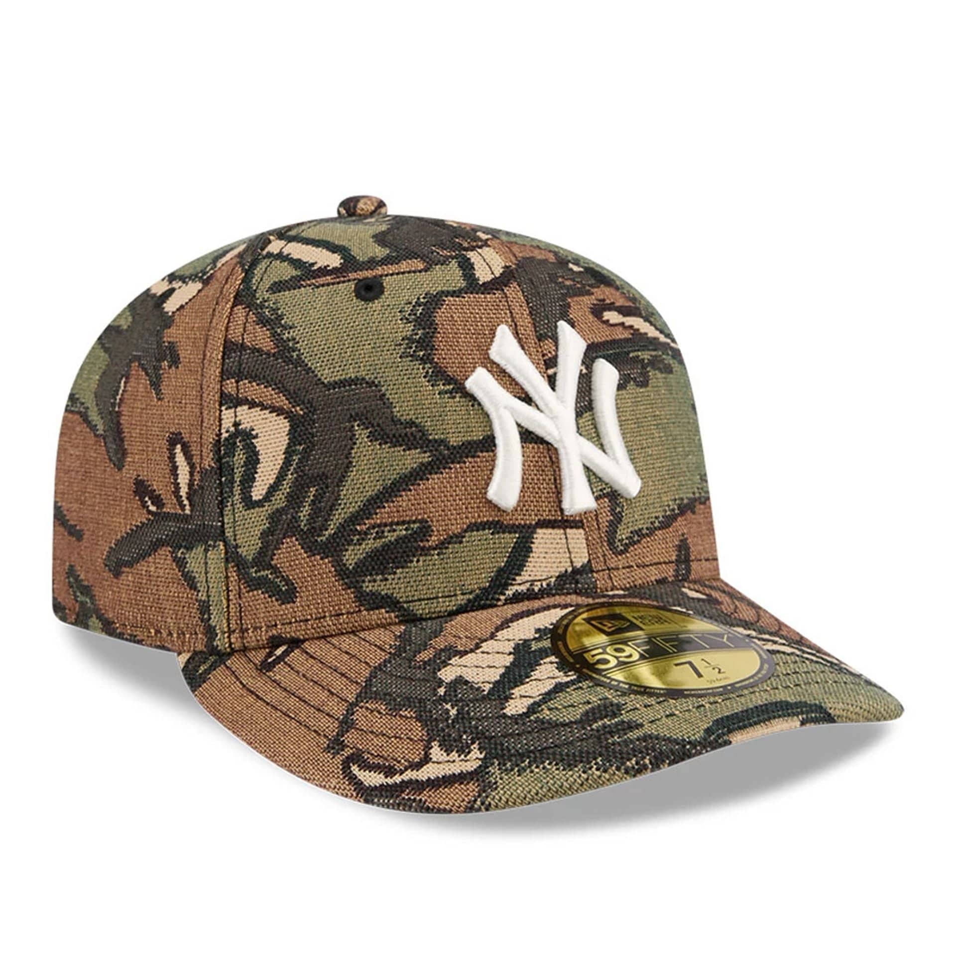 New York Yankees MLB Jacquard Camo 59FIFTY Fitted Cap