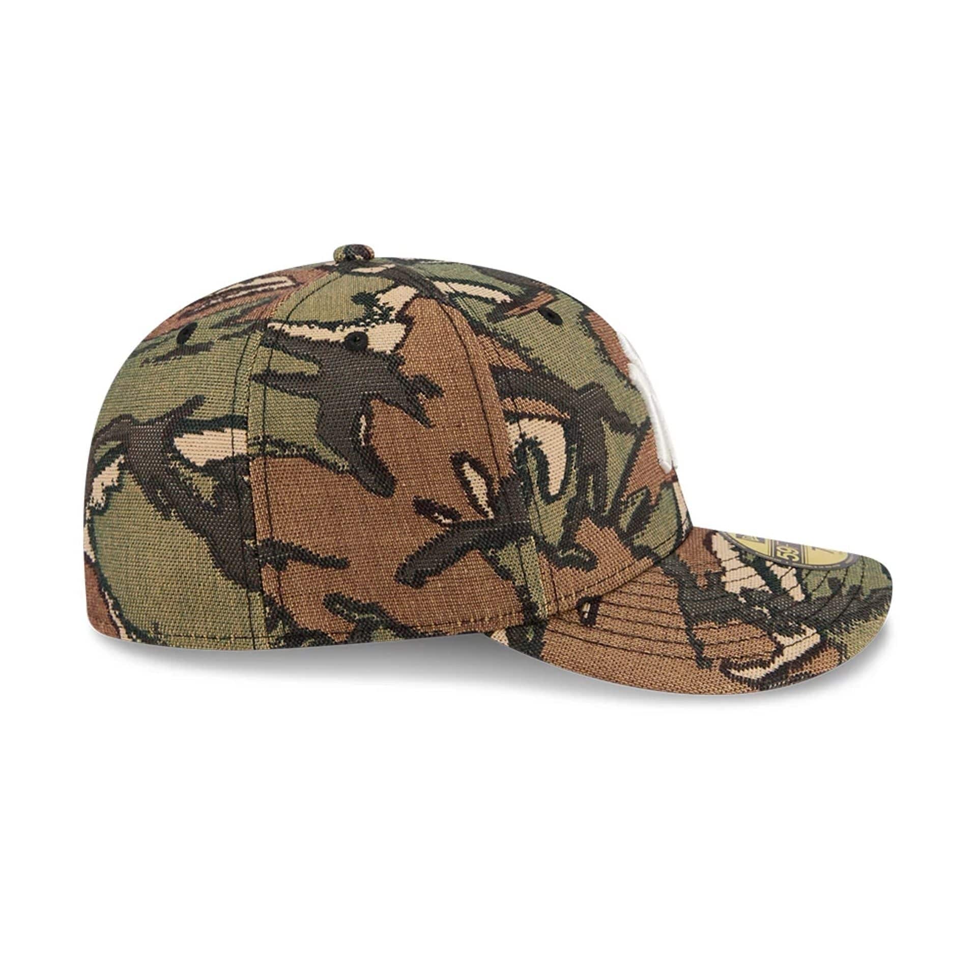 New York Yankees MLB Jacquard Camo 59FIFTY Fitted Cap