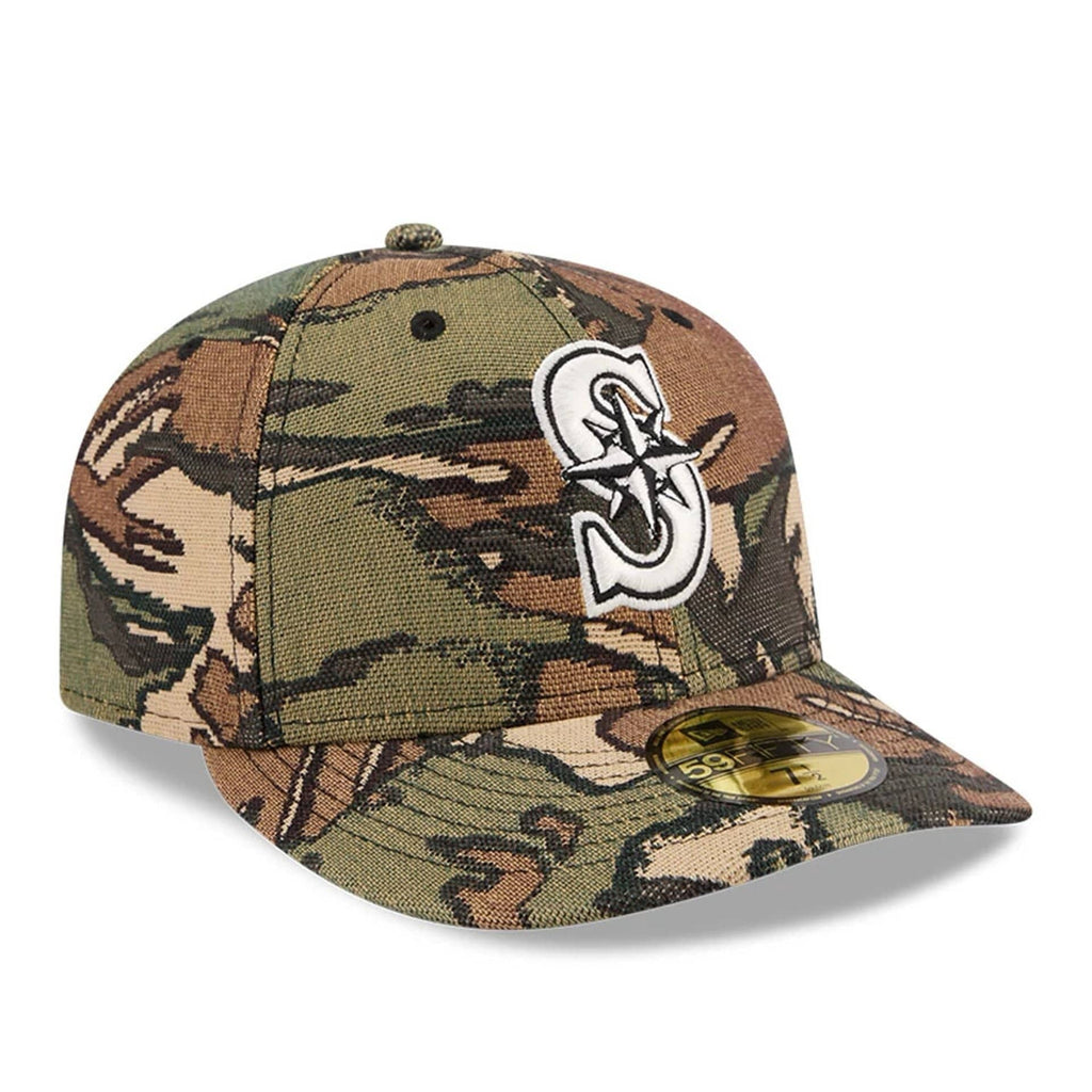 Seattle Mariners MLB Jacquard Camo 59FIFTY Fitted Cap