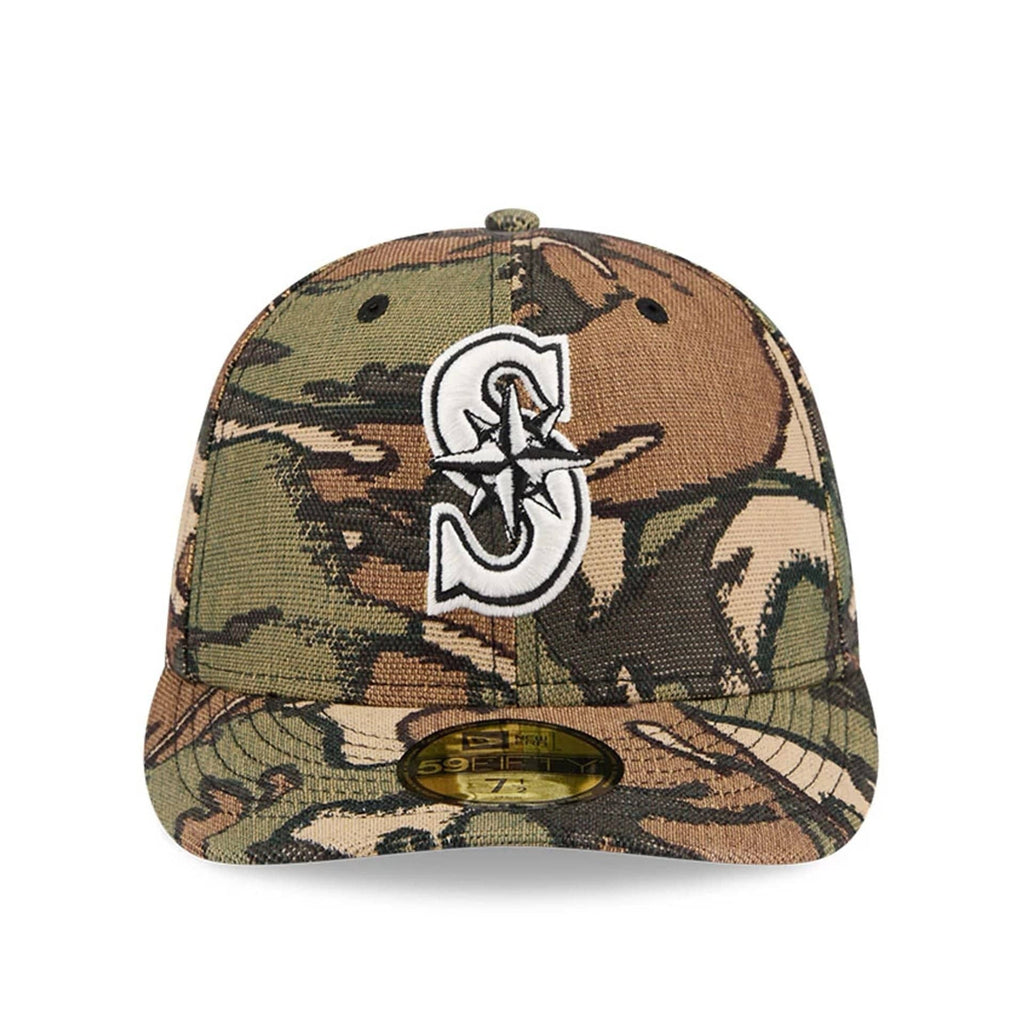 Seattle Mariners MLB Jacquard Camo 59FIFTY Fitted Cap