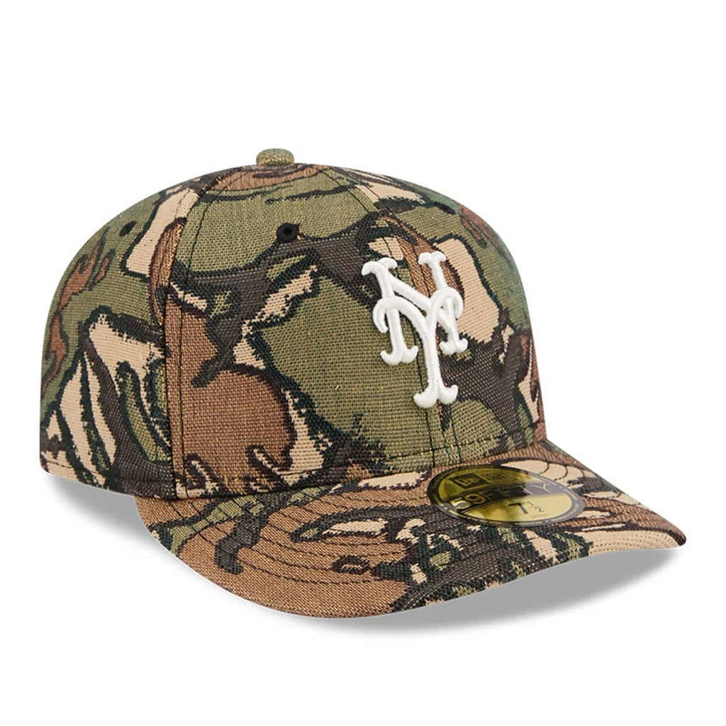 New York Mets MLB Jacquard Camo 59FIFTY Fitted Cap