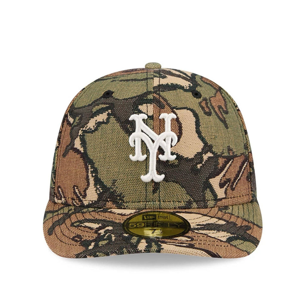 New York Mets MLB Jacquard Camo 59FIFTY Fitted Cap
