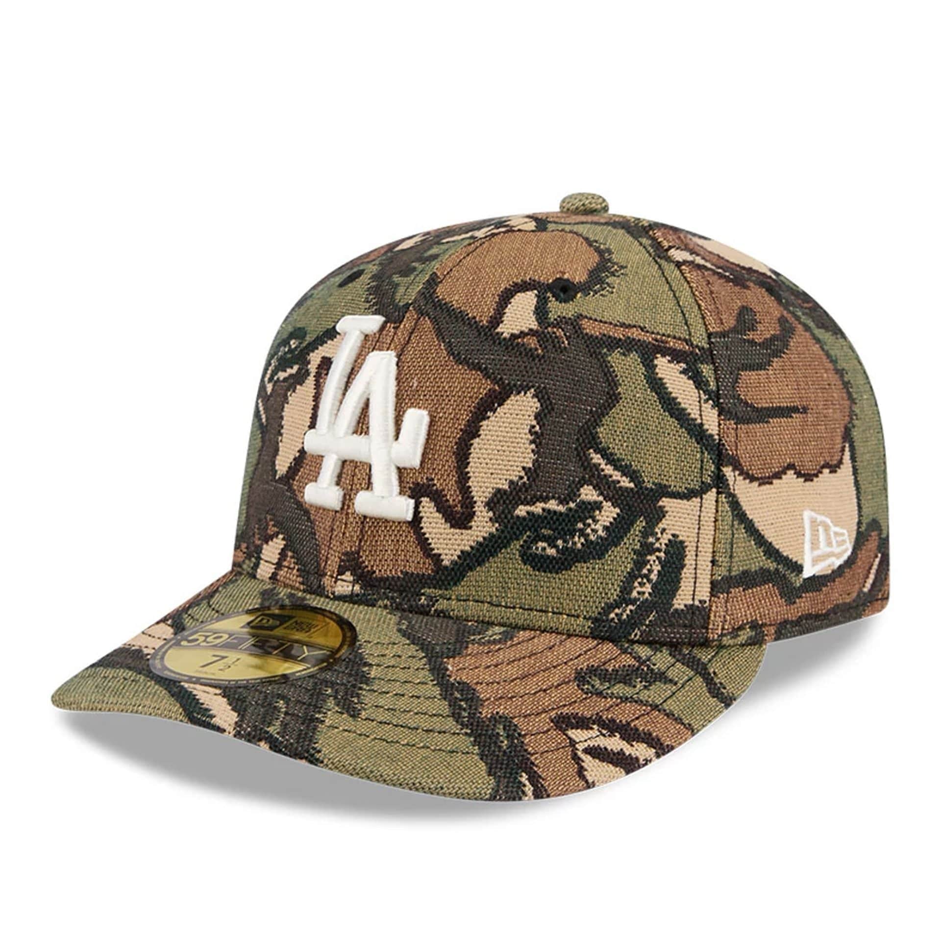 LA Dodgers MLB Jacquard Camo 59FIFTY Fitted Cap