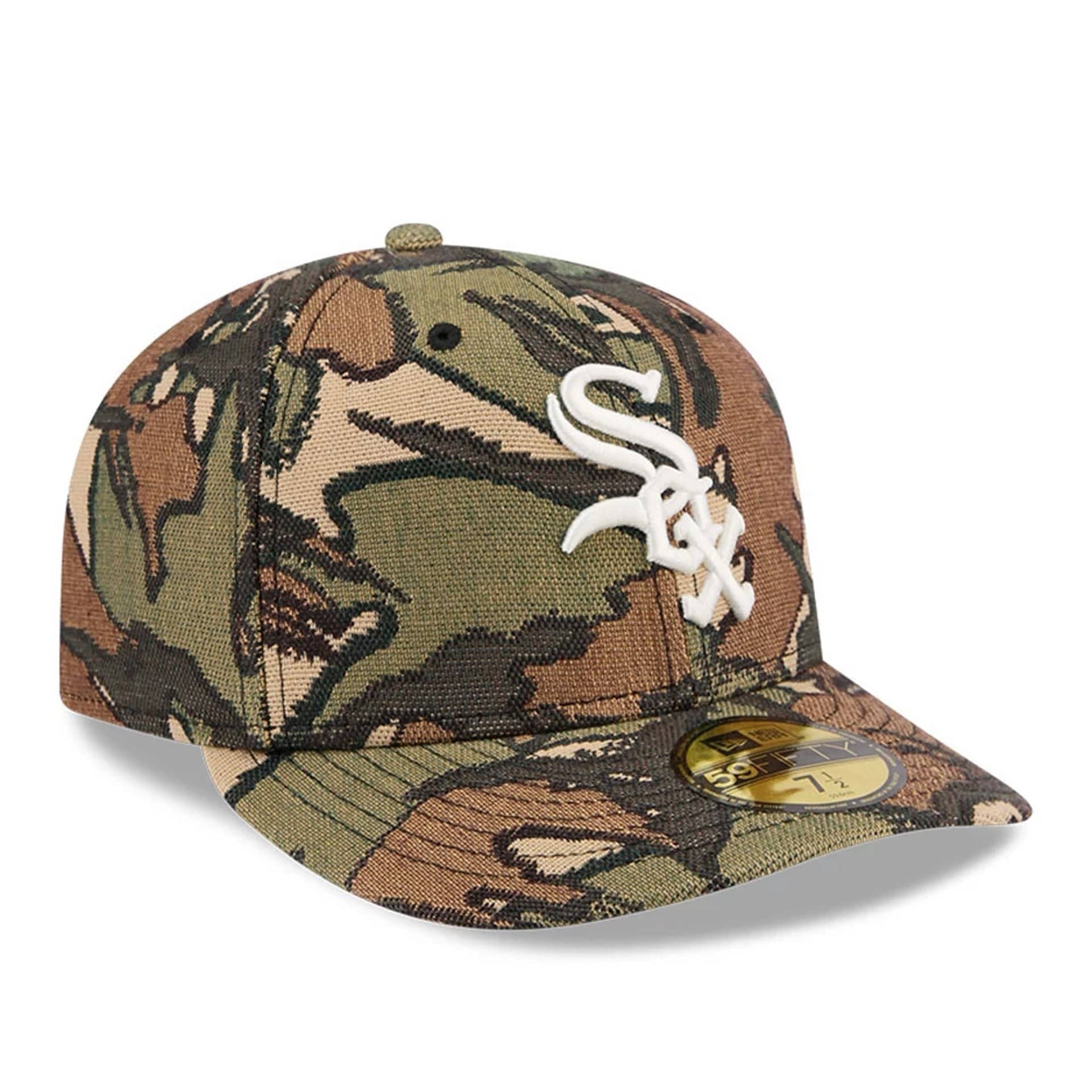 Chicago White Sox MLB Jacquard Camo 59FIFTY Fitted Cap