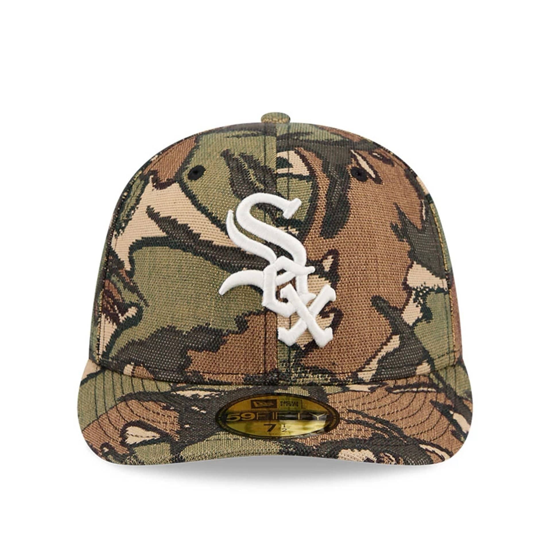 Chicago White Sox MLB Jacquard Camo 59FIFTY Fitted Cap