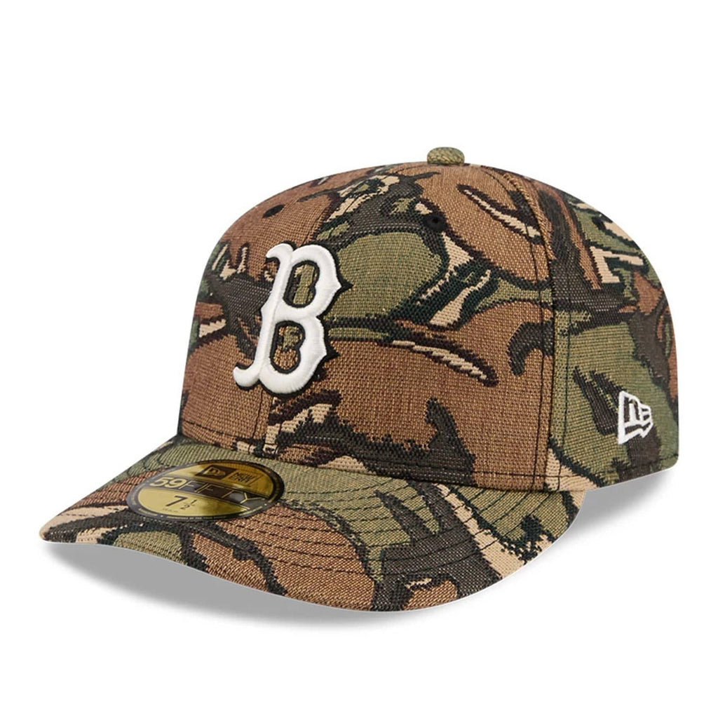 Boston Red Sox MLB Jacquard Camo 59FIFTY Fitted Cap