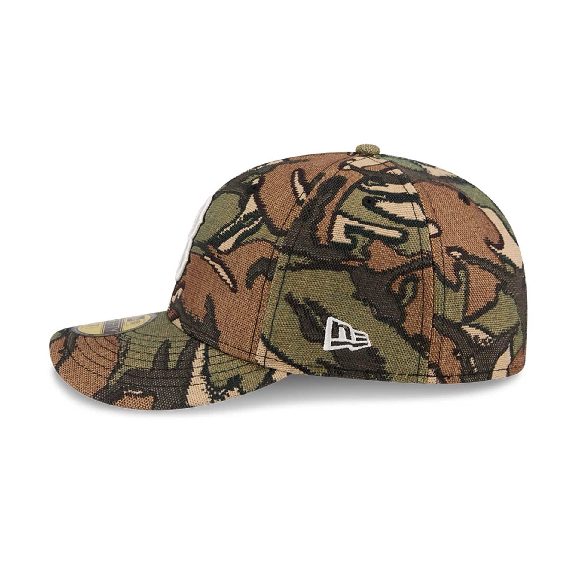 Boston Red Sox MLB Jacquard Camo 59FIFTY Fitted Cap