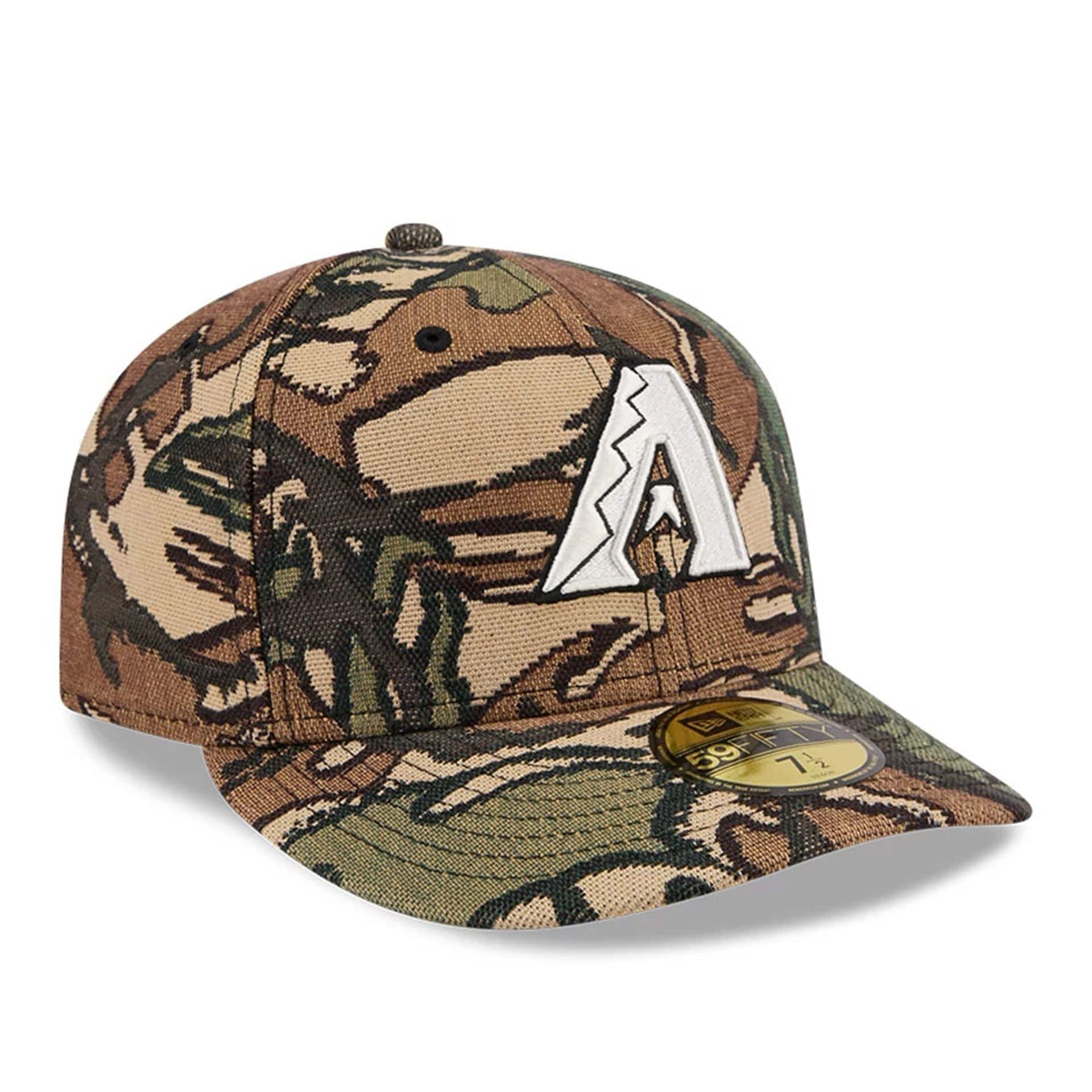 Arizona Diamondbacks MLB Jacquard Camo 59FIFTY Fitted Cap
