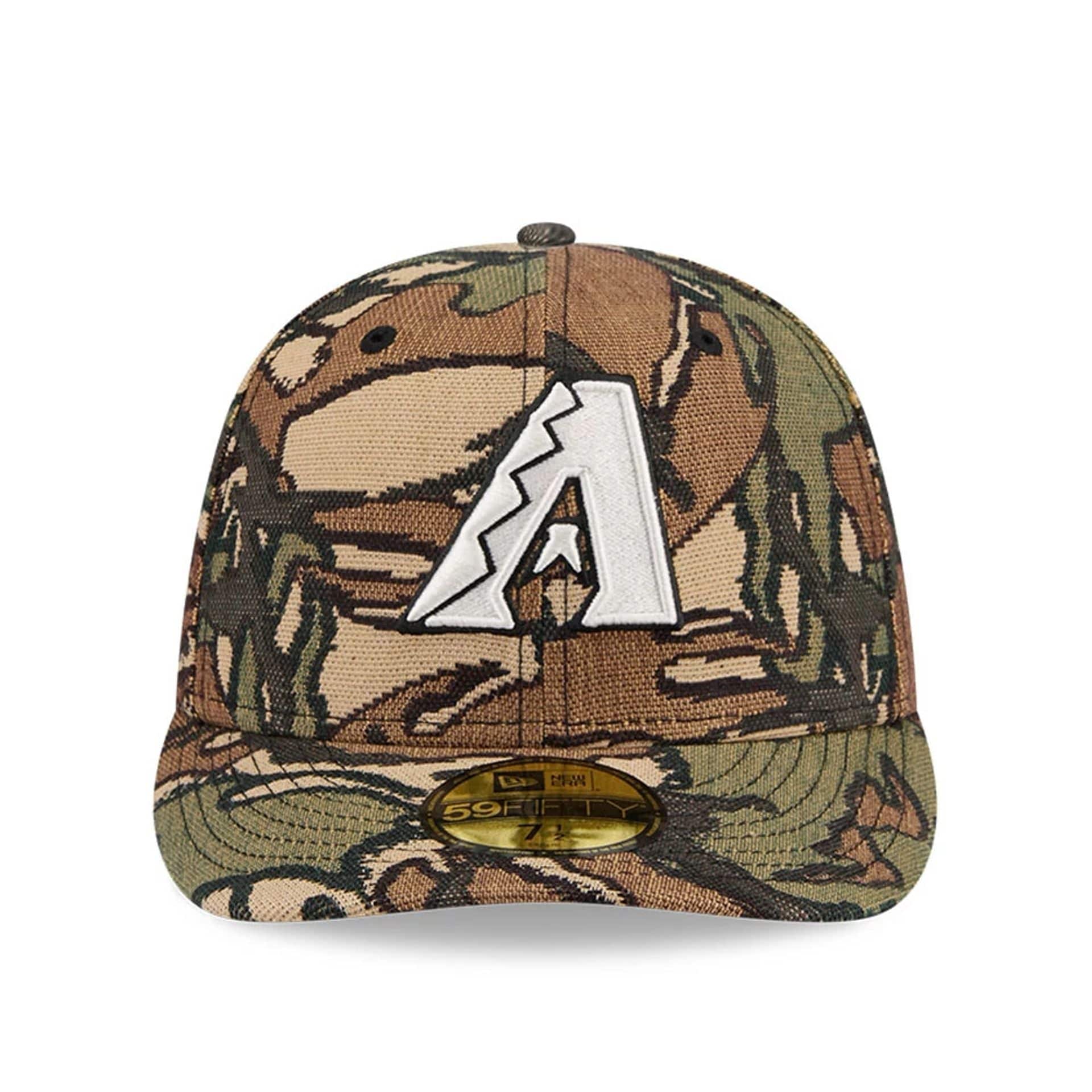 Arizona Diamondbacks MLB Jacquard Camo 59FIFTY Fitted Cap