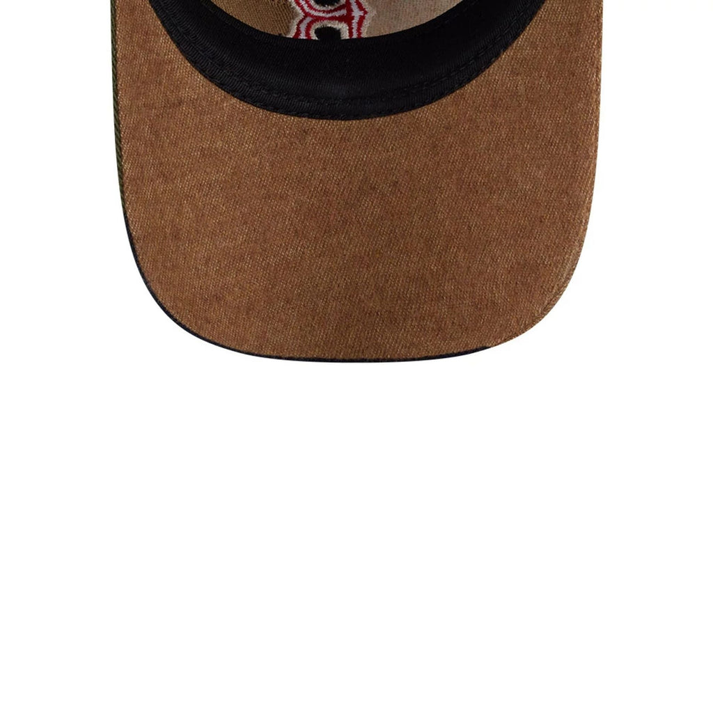 Boston Red Sox MLB Patchwork Open Brown 9TWENTY Adjustable Cap