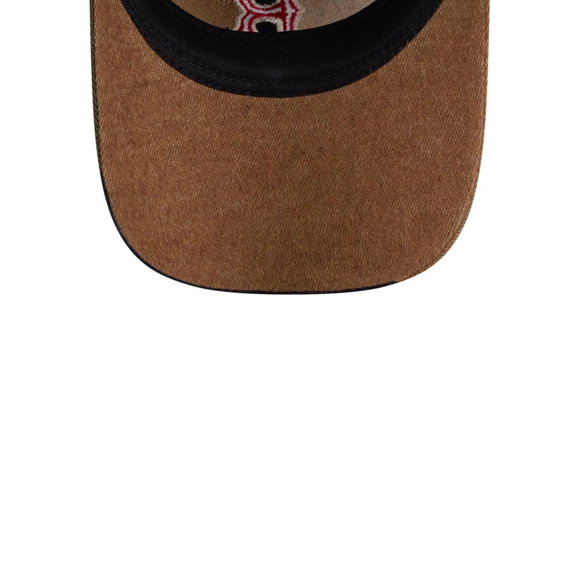 Boston Red Sox MLB Patchwork Open Brown 9TWENTY Adjustable Cap