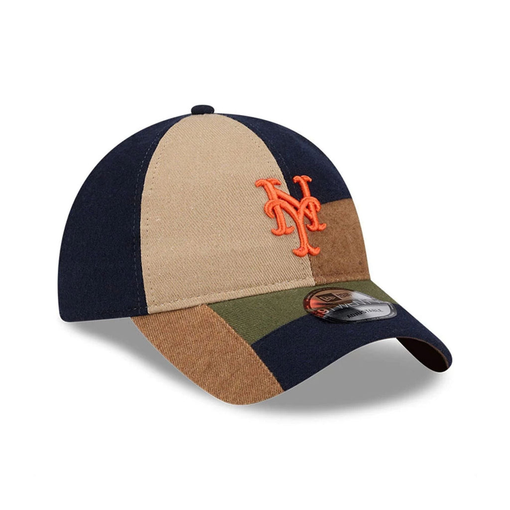 New York Mets MLB Patchwork Open Brown 9TWENTY Adjustable Cap