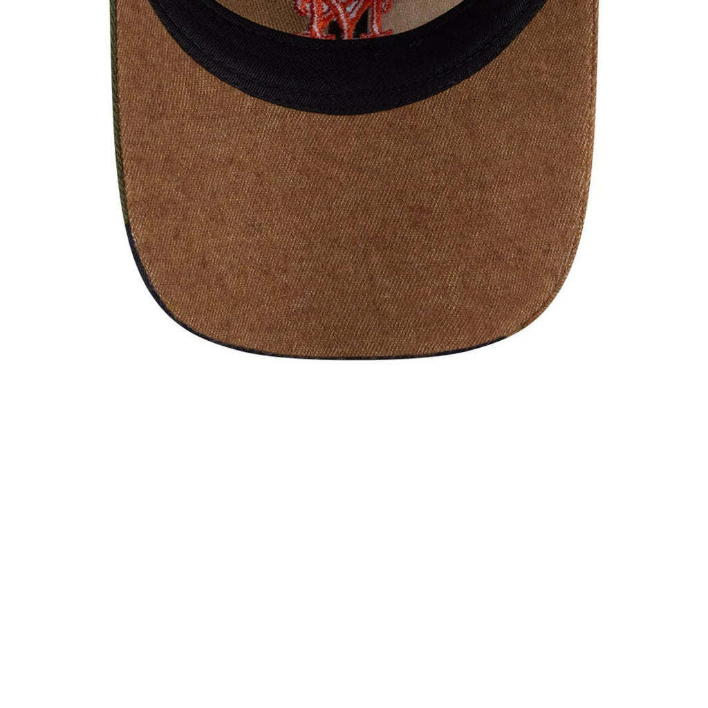 New York Mets MLB Patchwork Open Brown 9TWENTY Adjustable Cap