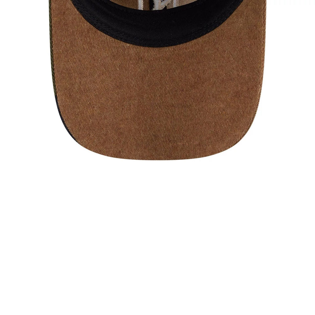 New York Yankees MLB Patchwork Open Brown 9TWENTY Adjustable Cap