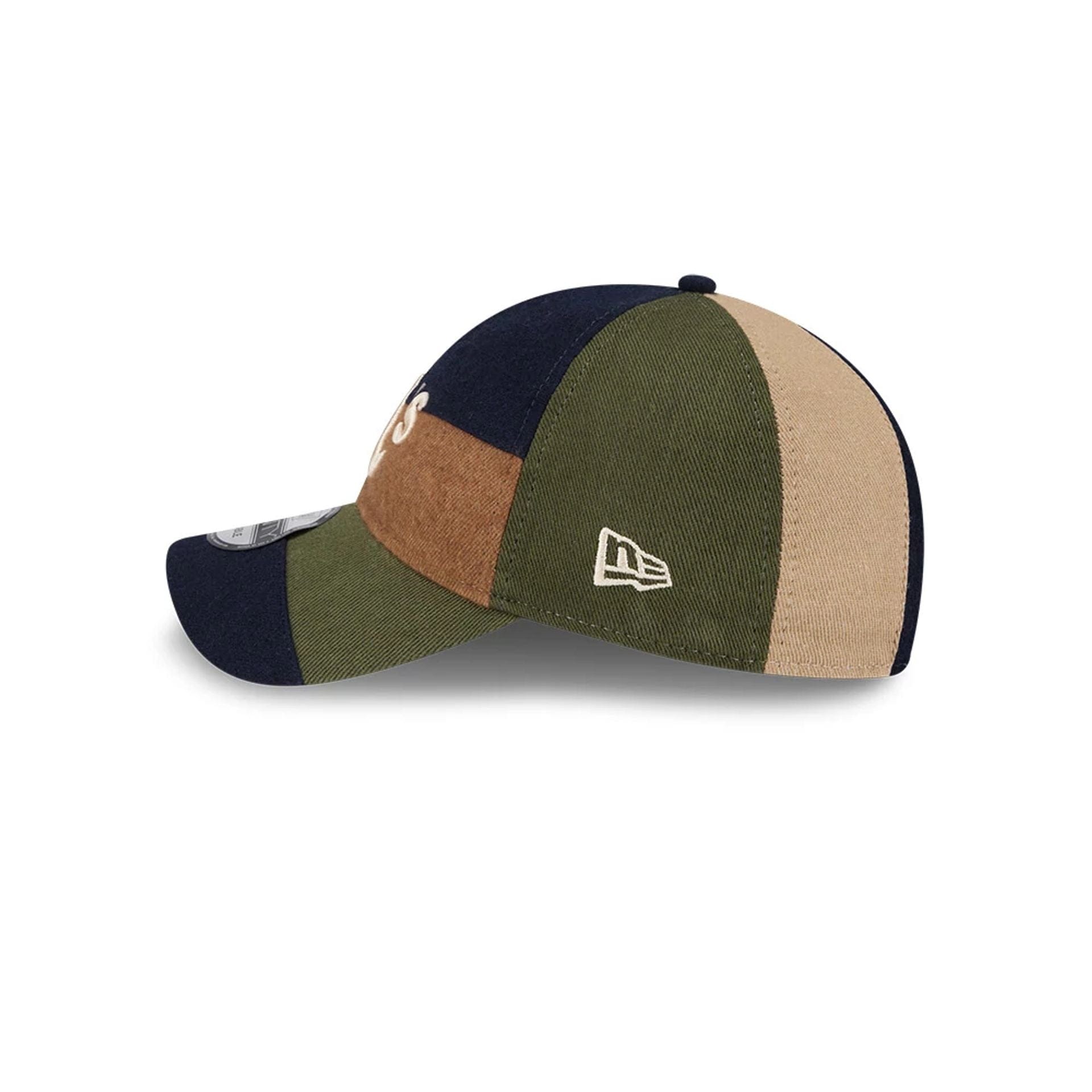 Athletics MLB Patchwork Open Brown 9TWENTY Adjustable Cap