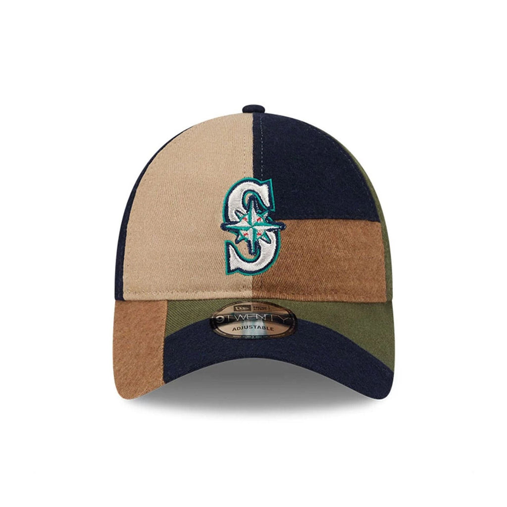 Seattle Mariners MLB Patchwork Open Brown 9TWENTY Adjustable Cap