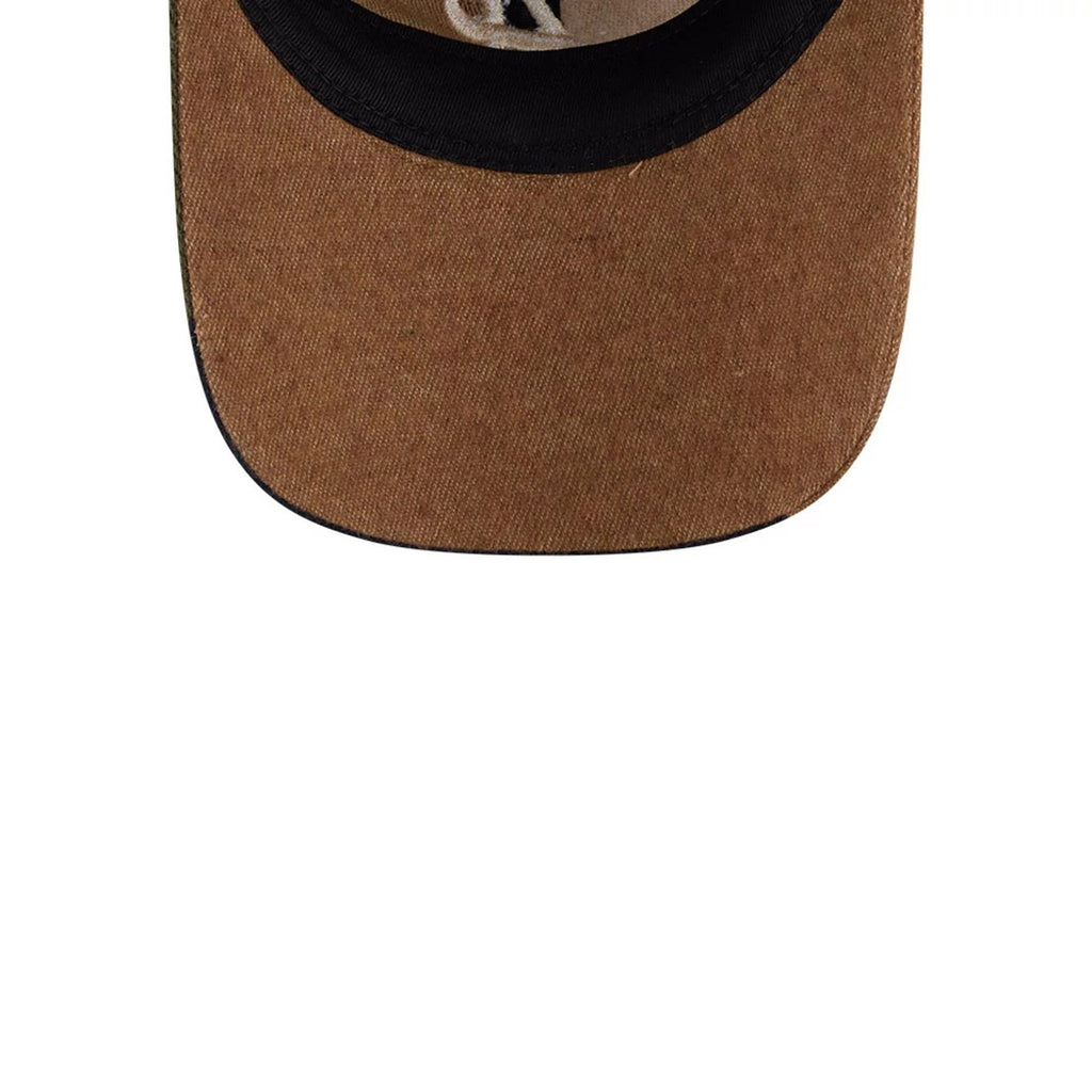 Atlanta Braves MLB Patchwork Open Brown 9TWENTY Adjustable Cap