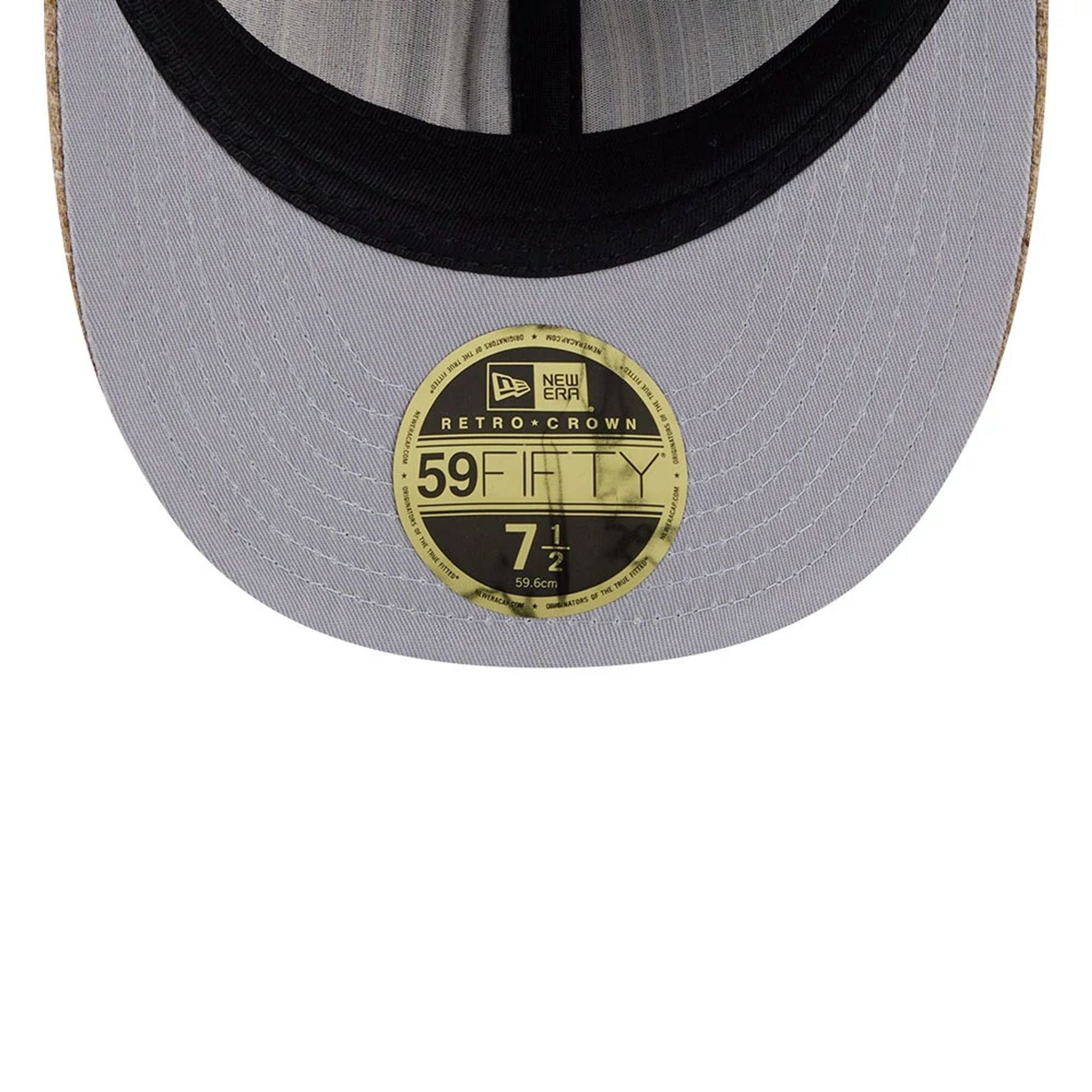 Seattle Mariners MLB Vintage Tweed Open Blue Retro Crown 59FIFTY Fitted Cap