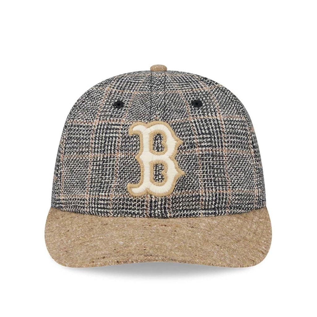 Boston Red Sox MLB Vintage Tweed Open Blue Retro Crown 59FIFTY Fitted Cap