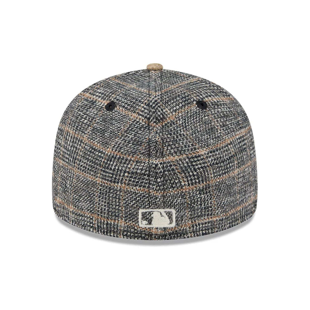 Boston Red Sox MLB Vintage Tweed Open Blue Retro Crown 59FIFTY Fitted Cap