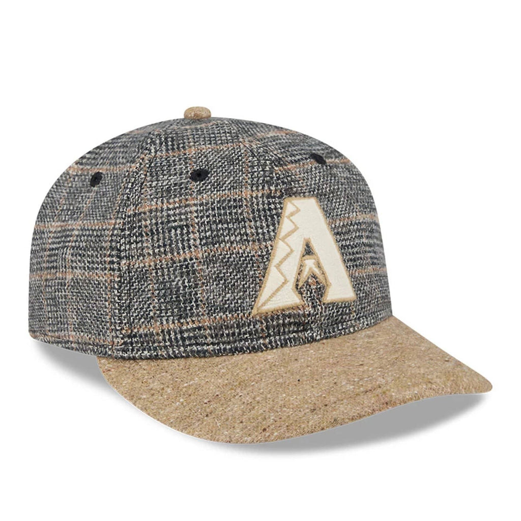 Arizona Diamondbacks MLB Vintage Tweed Open Blue Retro Crown 59FIFTY Fitted Cap