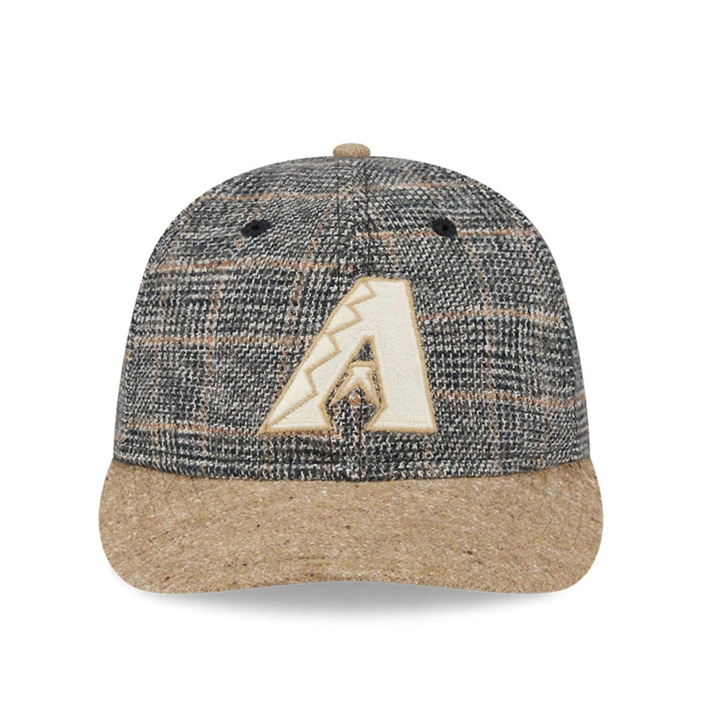 Arizona Diamondbacks MLB Vintage Tweed Open Blue Retro Crown 59FIFTY Fitted Cap