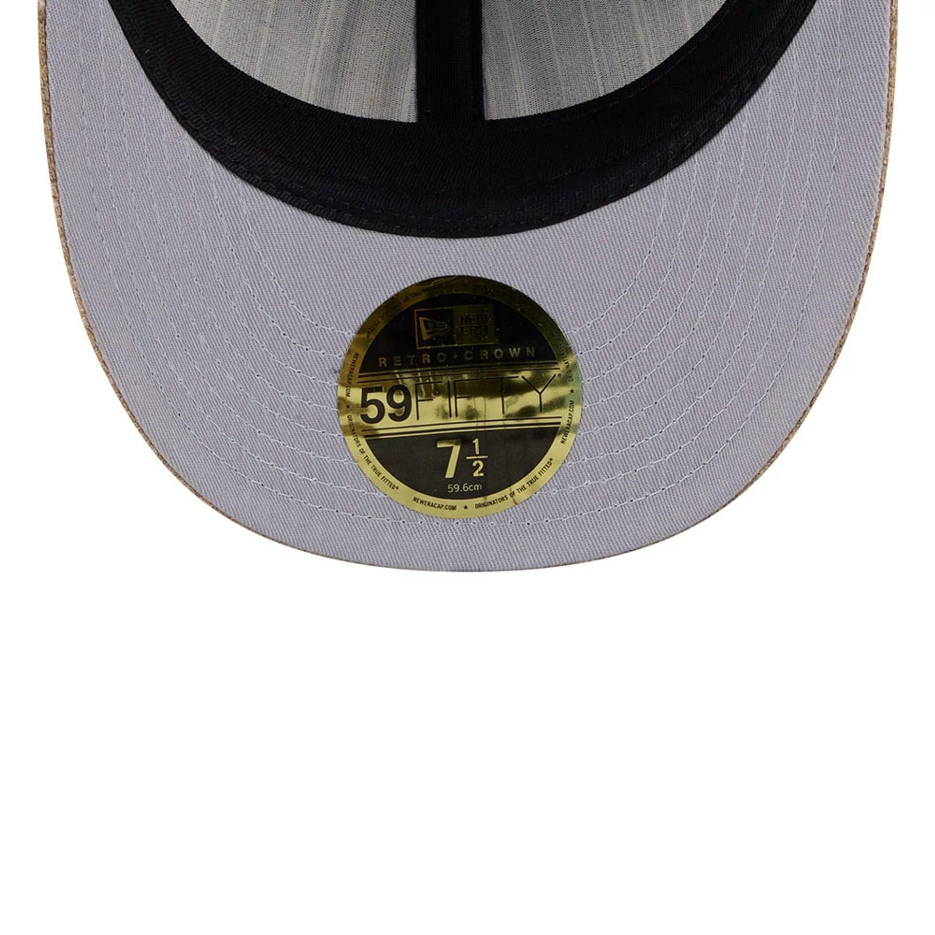 Arizona Diamondbacks MLB Vintage Tweed Open Blue Retro Crown 59FIFTY Fitted Cap