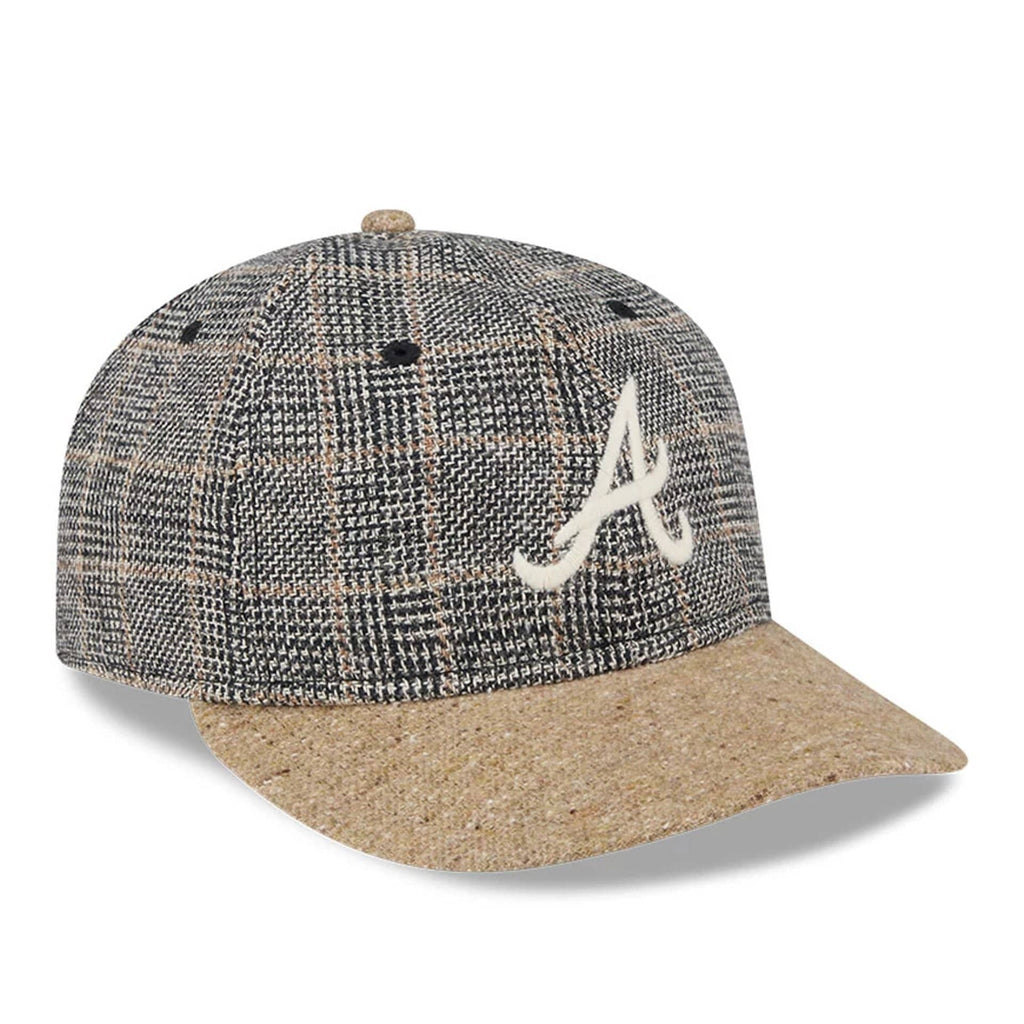 Atlanta Braves MLB Vintage Tweed Open Blue Retro Crown 59FIFTY Fitted Cap