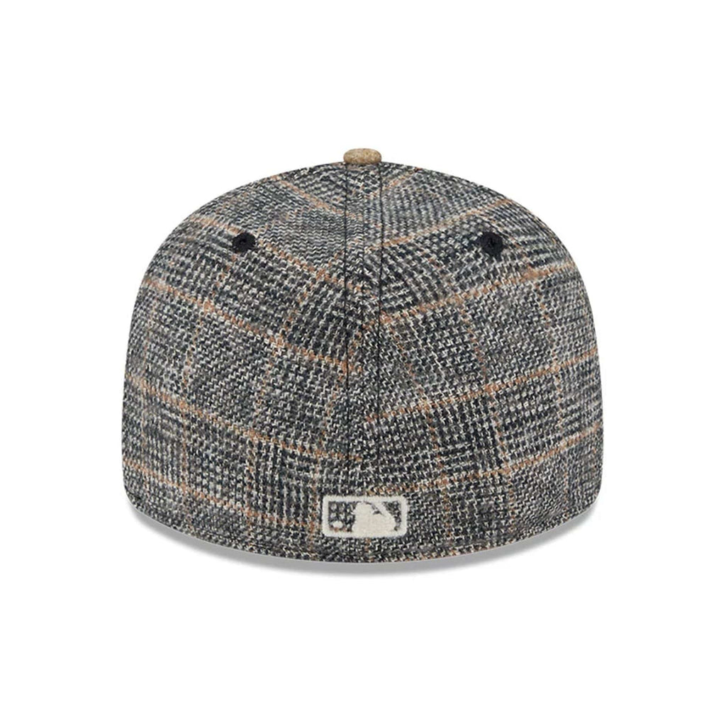 Houston Astros MLB Vintage Tweed Open Blue Retro Crown 59FIFTY Fitted Cap